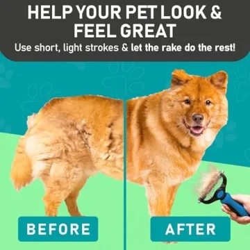 Maxpower Planet Grooming Rake - Dual-Sided Tool for Pets