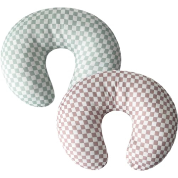 Little Jump 2 Pack Nursing Pillow Cover - Stretchy and Soft Nursing Cover for Breastfeeding Pillows,...
