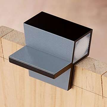 Woodraphic All New Dovetail Jig Marker Hand Magnetic Saw Guide Marking Hand Cut Wood Joints Gauge - Aluminium/Uhmwpe/Neodymium Magnet/Slicone Skin (1:6 + 1:8 + 45)