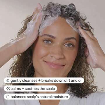 ACT+ ACRE Cold Processed Balancing Shampoo - Clarifying Cleanse for Build Up - Sulfate Free Gentle Hair Treatment with Moringa Oil - Moisturize and Strengthen Damaged Hair (10 Fl.oz)