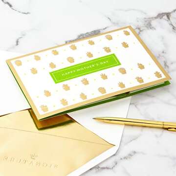 Hallmark Signature Paper Wonder Pop Up Mothers Day Card (Succulents, More Love Every Day) (1299RZH1123)