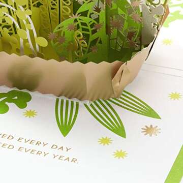 Hallmark Signature Paper Wonder Pop Up Mothers Day Card (Succulents, More Love Every Day) (1299RZH1123)