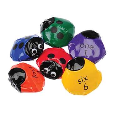 Cre8tive Minds Number Bean Bags for Kids – Active Learning & Play