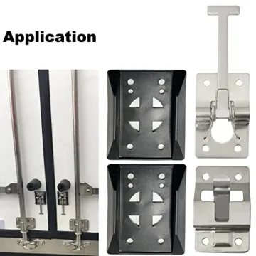 Ganlandy RV Door Holder - Stainless Steel Entry Latch for Trailers