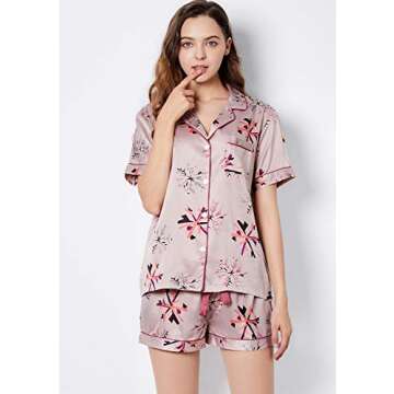 Serenedelicacy Women's Satin Pajama Set for Ultimate Comfort