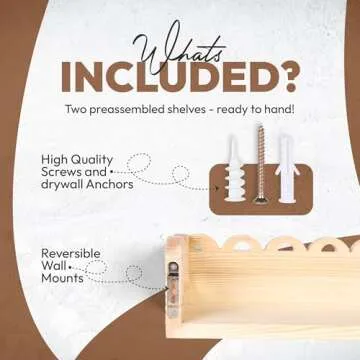 Stylish HILDZ Nursery Floating Shelves for Kids Rooms