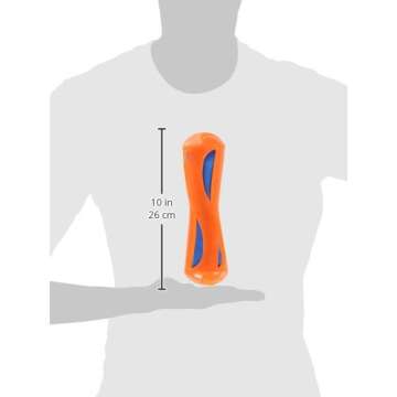 DOSKOCIL CHUCKIT Hydro Squeeze Bumper Toy - Perfect Water Play for Dogs - Large