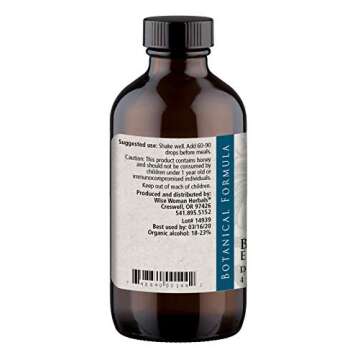 Wise Woman Herbals - Bittersweet Elixir 2 oz - Liquid Herbal Extract for Digestive Support - Promote...
