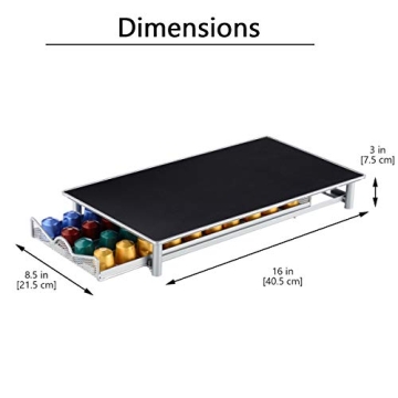 Stylish Nespresso Coffee Capsule Storage Drawer Holder