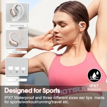 Aptkdoe Wireless Earbuds with ENC Noise Cancelling