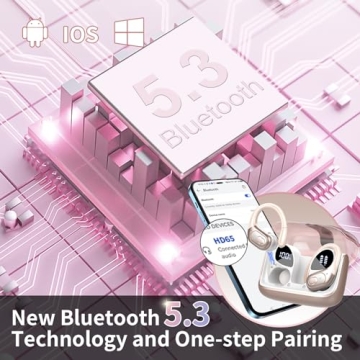 Aptkdoe Wireless Earbuds with ENC Noise Cancelling