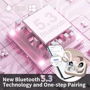 Aptkdoe Wireless Earbuds with ENC Noise Cancelling