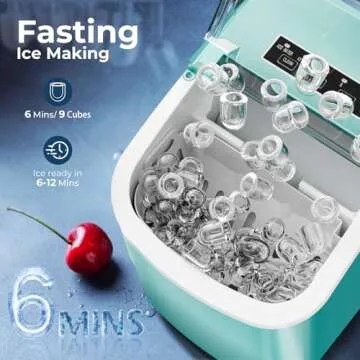 Antarctic Star Countertop Ice Maker - Fast, Portable, Efficient