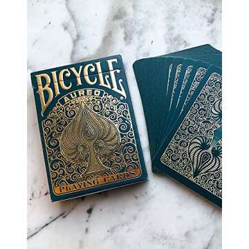 Bicycle Aureo Gold Playing Cards for Timeless Fun