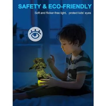 Astronaut 3D Night Light - Color Changing Lamp for Kids