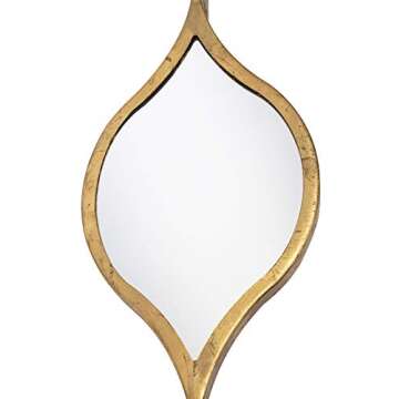 IMAX Ophelia Five Teardrops Wall Mirror