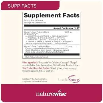 NatureWise Women’s Probiotics - 20 Billion CFU & Prebiotics