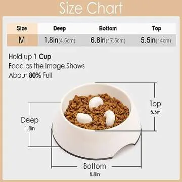 SUPERDESIGN Slow Feeder Dog Bowl for Healthy Eating