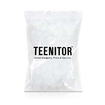 Teenitor Eyelash Blossom Cups & Glue Holder Kit - 200 Pack