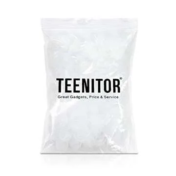 Teenitor Eyelash Blossom Cups & Glue Holder Kit - 200 Pack