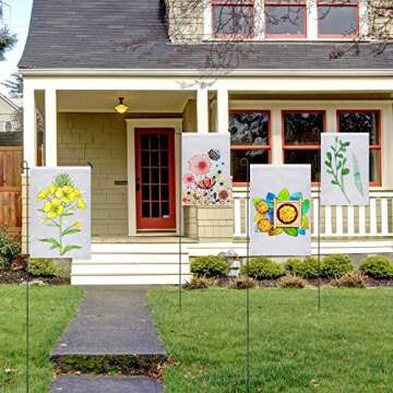 OrangeTag Sublimation 10Pcs Garden Flags for Custom Events