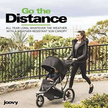 Joovy Zoom360 Ultralight Jogging Stroller for Active Families
