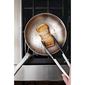 Calphalon 12" Stainless Steel Omelet Pan for Perfect Cooking