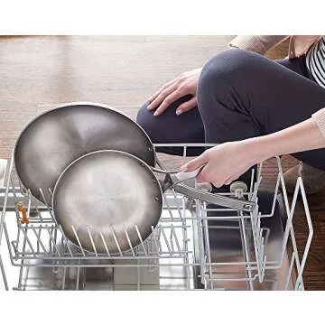 Calphalon 12" Stainless Steel Omelet Pan for Perfect Cooking