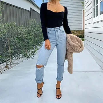 EXLURA Women Classic Black Sweater - Cozy & Stylish Fit