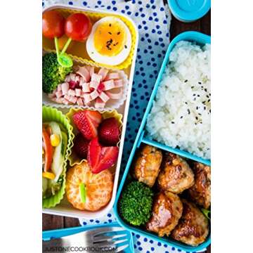 Silicone Baking Cups Muffin Cupcakes Liners Molds Sets in Storage Container Silicone Lunch Box Dividers Bento Box Accessories -36 Pack