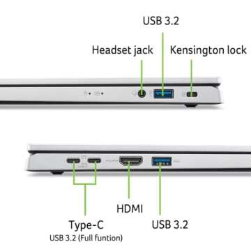 Acer Aspire Go 15 AI Ready Laptop | 15.6" Full HD IPS Display | Intel Core 3 Processor N355 | 8GB DD...