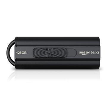 Amazon Basics 128GB USB 3.1 Flash Drive - Fast Storage