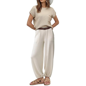 Ugerlov Women's Cozy Knit Two Piece Sweater Set