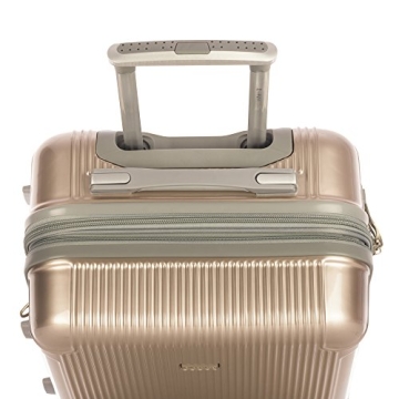 Gabbiano Genova 3-piece Hardside Spinner Set in Champagne