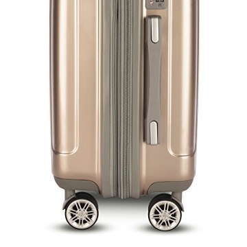 Gabbiano Genova 3-piece Hardside Spinner Set in Champagne