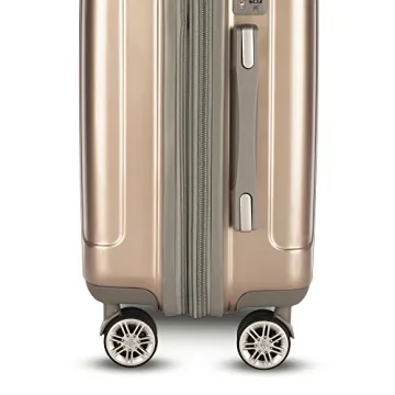 Gabbiano Genova 3-piece Hardside Spinner Set in Champagne