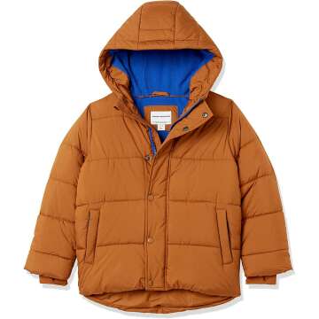 Boys & Toddlers Heavy-Weight Puffer Jacket - Amazon