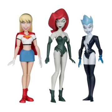 McFarlane Toys - The New Batman Adventures 3pk Figure Set - Detailed Action Figures for Collectors