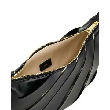 Stylish JW PEI Women's Jana Hollow Out Bag - Vegan Leather Black