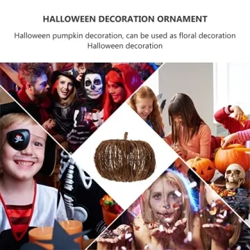 Veemoon Rattan Pumpkin – Elegant Harvest Decor for All