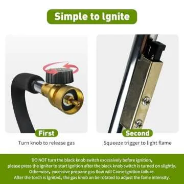 KOMAN Weed Torch for Effective and Eco-Friendly Weeding