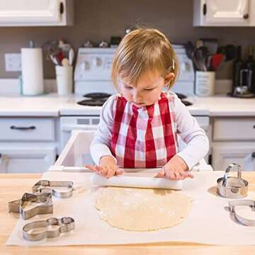 Crown Cookie Sheets, 2 Pack, 14 x 16.5”, Thick Solid Construct, Rust Free, Easy to Clean, Made in Canada