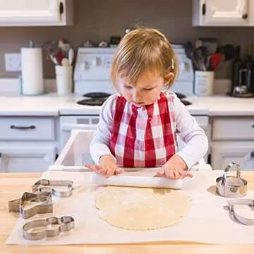 Crown Cookie Sheets, 2 Pack, 14 x 16.5”, Thick Solid Construct, Rust Free, Easy to Clean, Made in Canada