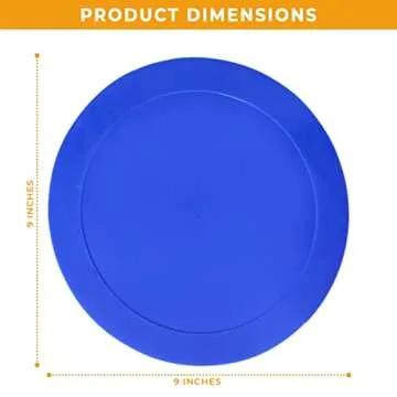 Ace Creations 9 Inch Poly Vinyl Spot Markers – Training Drills with School Gyms, Sports Teams, Track and Field, Basketball, Football, Soccer, Baseball, Gymnastics, Preschool, Kindergarten – Set of 6