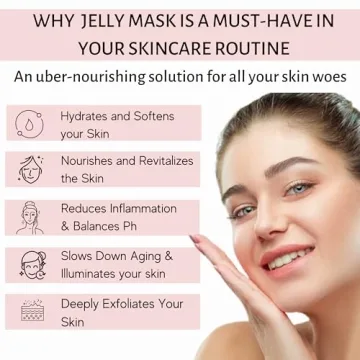 Hydrating Jelly Face Masks Set with Jade Roller