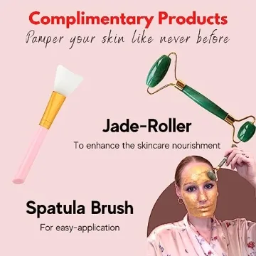 Hydrating Jelly Face Masks Set with Jade Roller