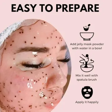Hydrating Jelly Face Masks Set with Jade Roller