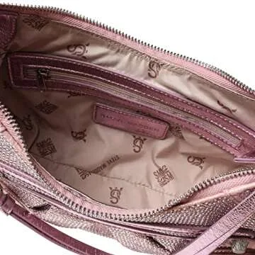 Steve Madden Glow-R Rhinestone Crossbody Bag in Pink