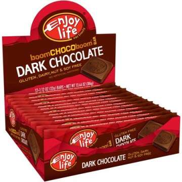 Enjoy Life Dark Chocolate boomChocoboom Bars - Indulgent, Gluten-Free Delight