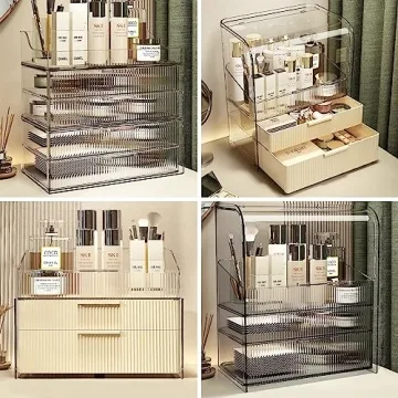 DASITON Large Capacity Makeup Organizer with Drawer